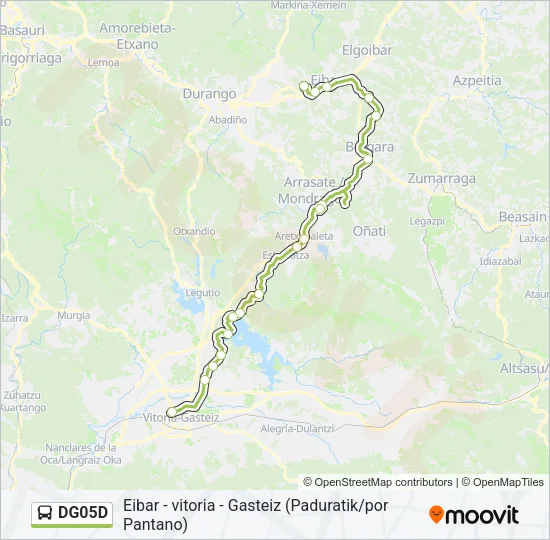 DG05D Bus Line Map
