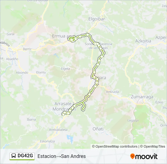 DG42G Bus Line Map
