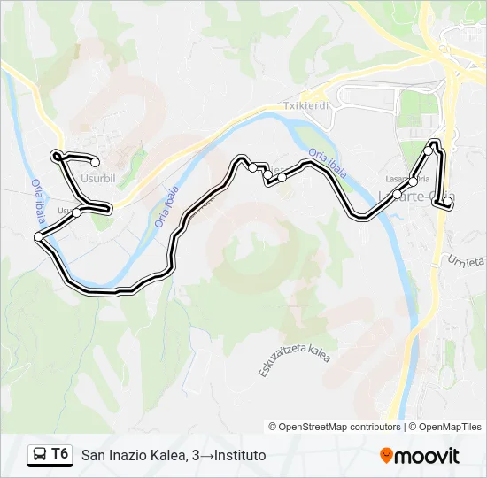 T6  Line Map