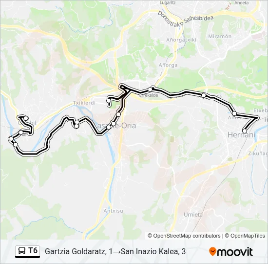 T6  Line Map