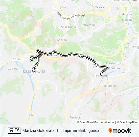 T6  Line Map