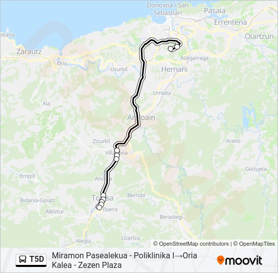 T5D  Line Map