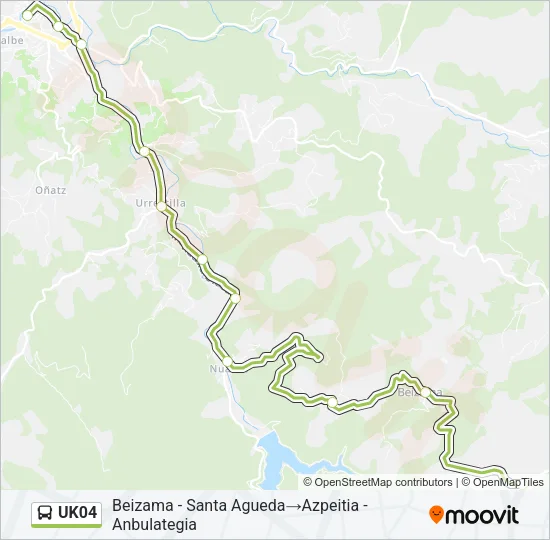 UK04 Bus Line Map