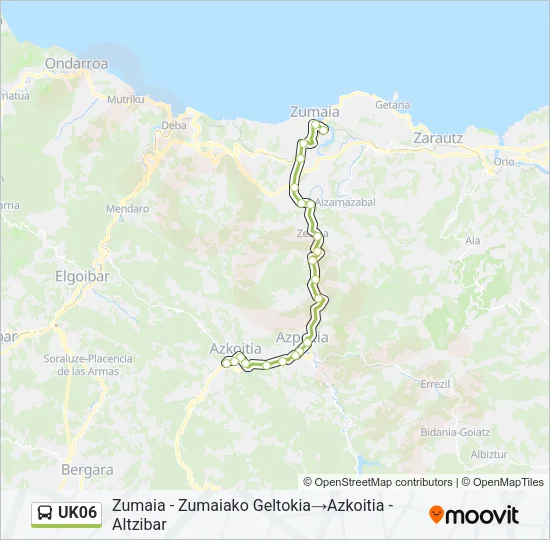 UK06 Bus Line Map