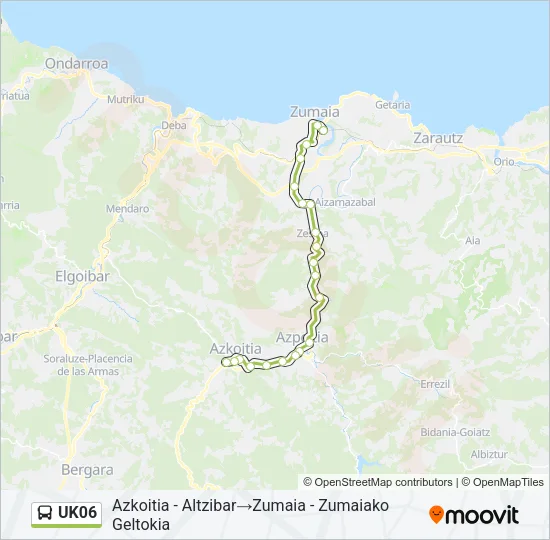 UK06 Bus Line Map