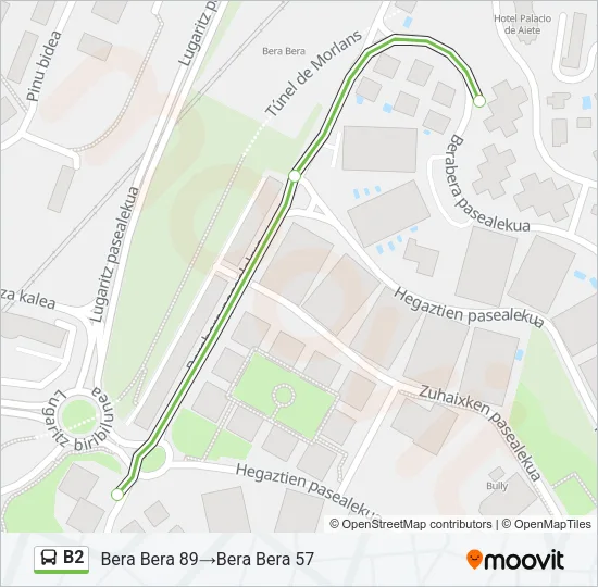 B2 Bus Line Map