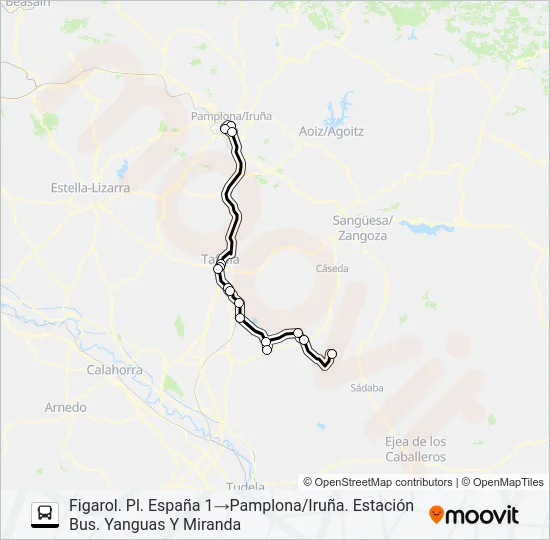 FIGAROL - TAFALLA Bus Line Map