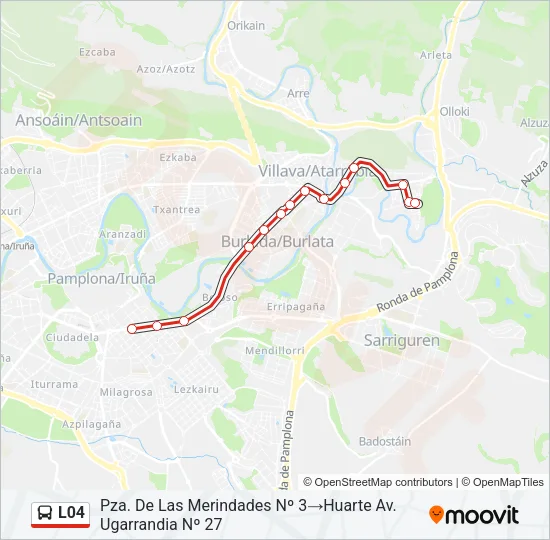 L04 Bus Line Map