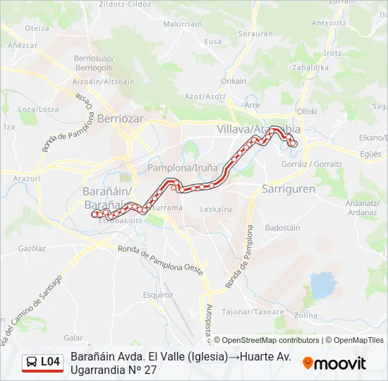 L04 Bus Line Map