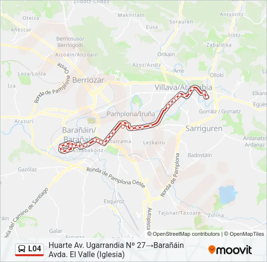 L04 Bus Line Map