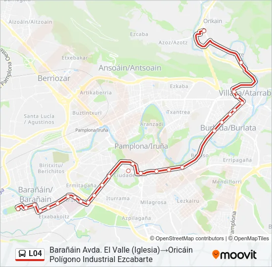 L04 Bus Line Map