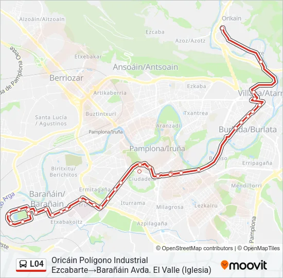 L04 Bus Line Map