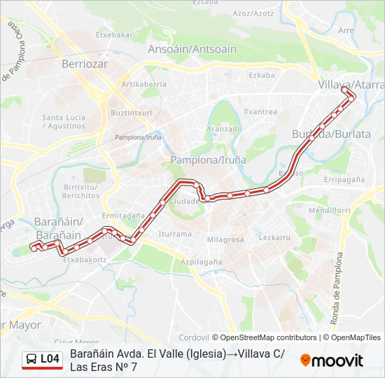 L04 Bus Line Map
