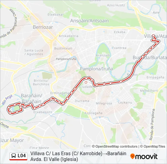 L04 Bus Line Map