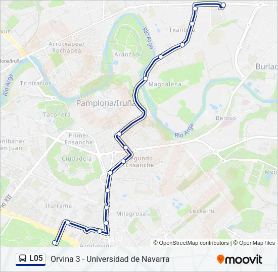 L05 Bus Line Map