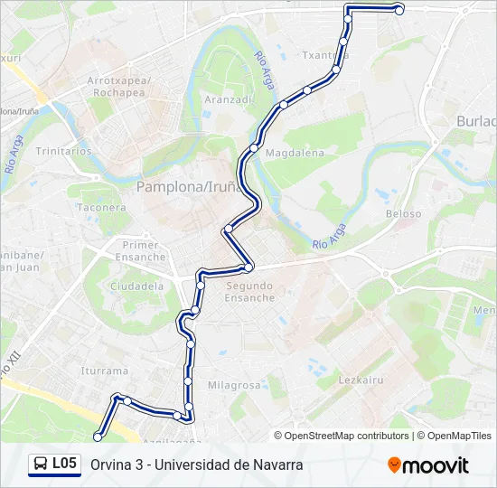 L05 Bus Line Map