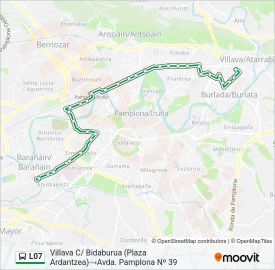 L07 Bus Line Map