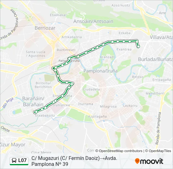 L07 Bus Line Map