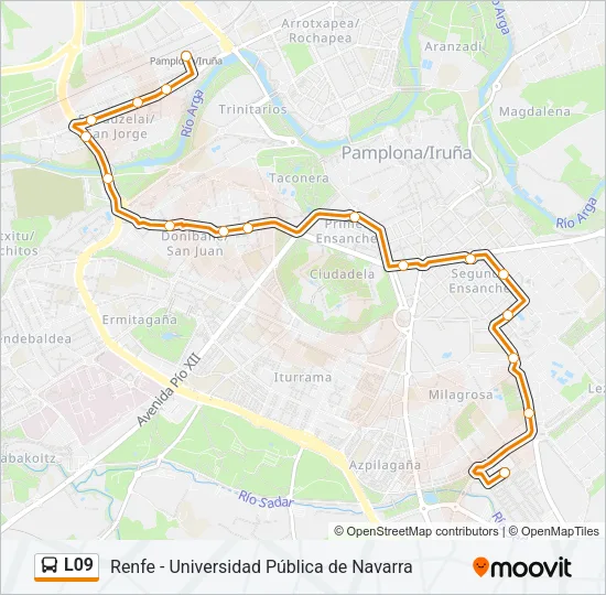 L09 Bus Line Map