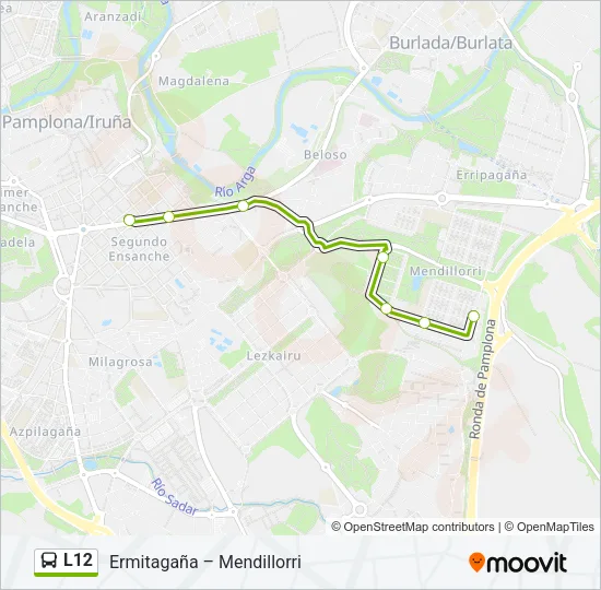 L12 Bus Line Map
