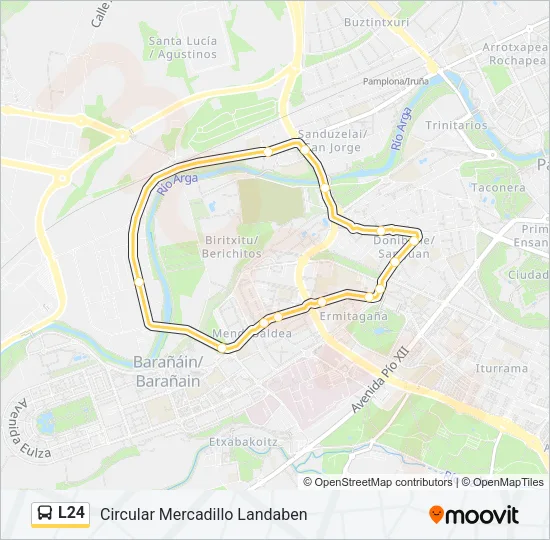 L24 Bus Line Map