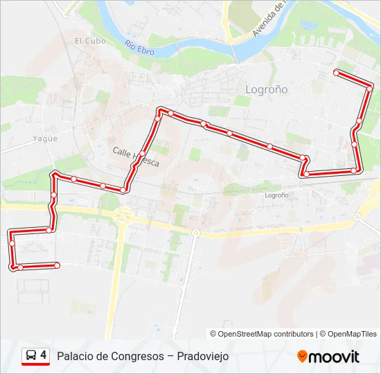 4 Bus Line Map