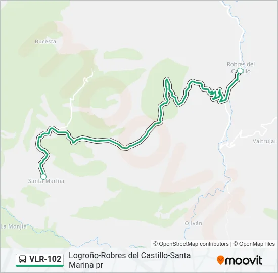 VLR-102 Bus Line Map