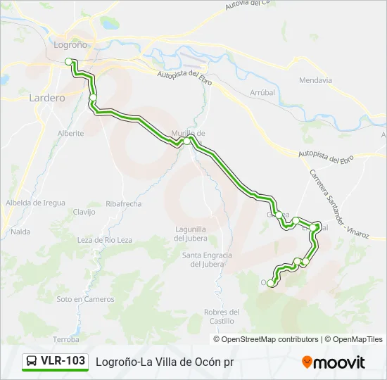 VLR-103 Bus Line Map