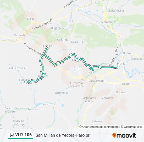 VLR-106 Bus Line Map