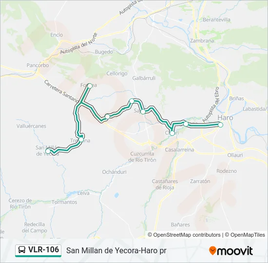 VLR-106 Bus Line Map
