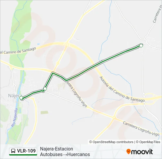 VLR-109 Bus Line Map
