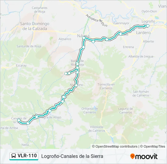 VLR-110 Bus Line Map