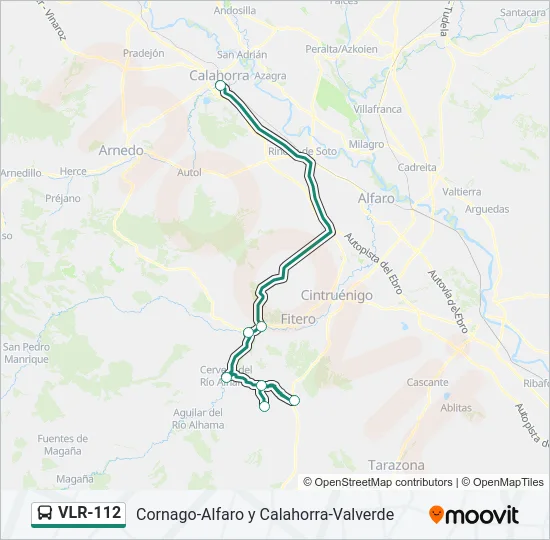 VLR-112 Bus Line Map