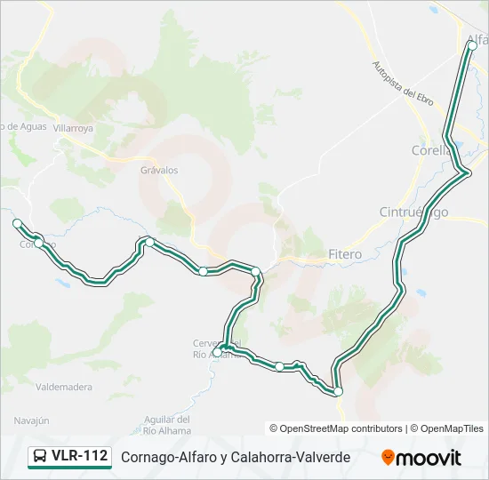 VLR-112 Bus Line Map