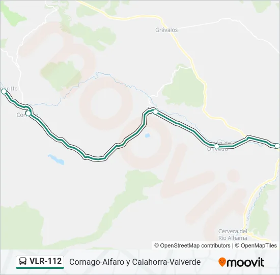 VLR-112 Bus Line Map