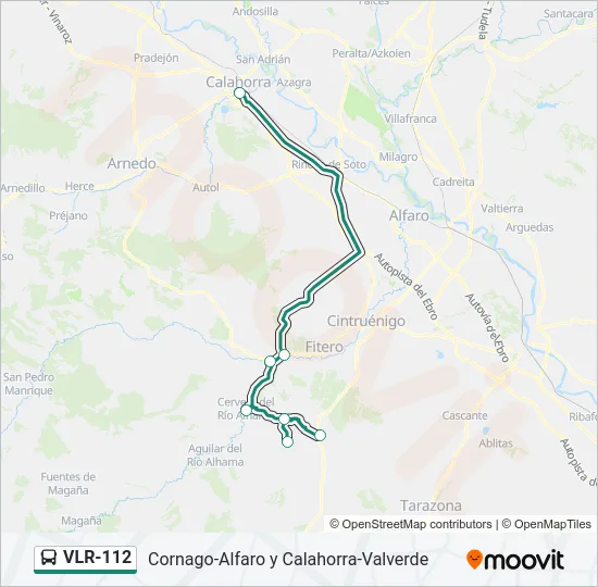 VLR-112 Bus Line Map
