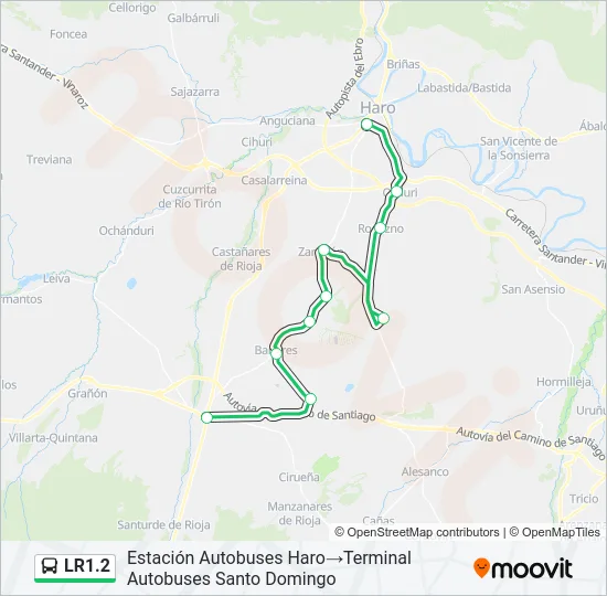 LR1.2 Bus Line Map