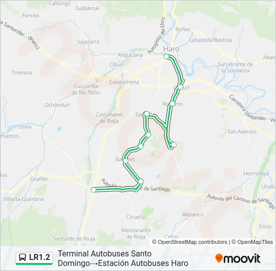 LR1.2 Bus Line Map