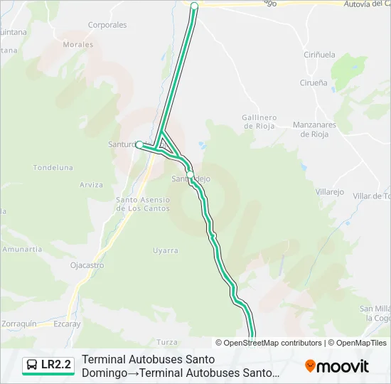 LR2.2 Bus Line Map