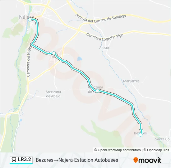 LR3.2 Bus Line Map