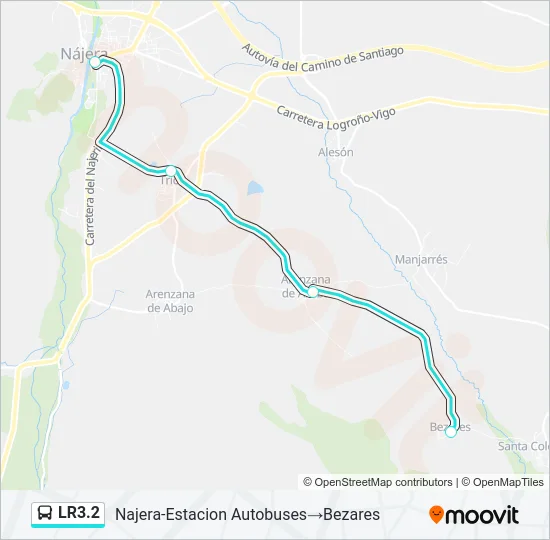 LR3.2 Bus Line Map