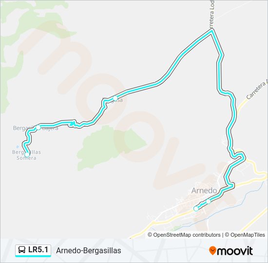 Mapa de LR5.1 de autobús