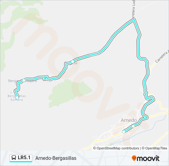 LR5.1 Bus Line Map
