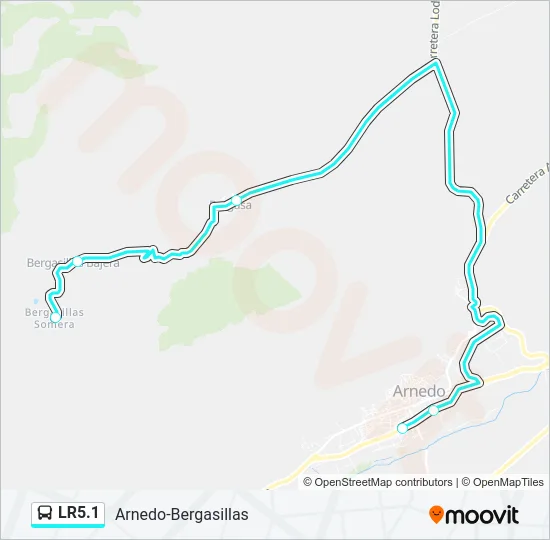LR5.1 Bus Line Map