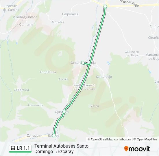 LR 1.1 Bus Line Map