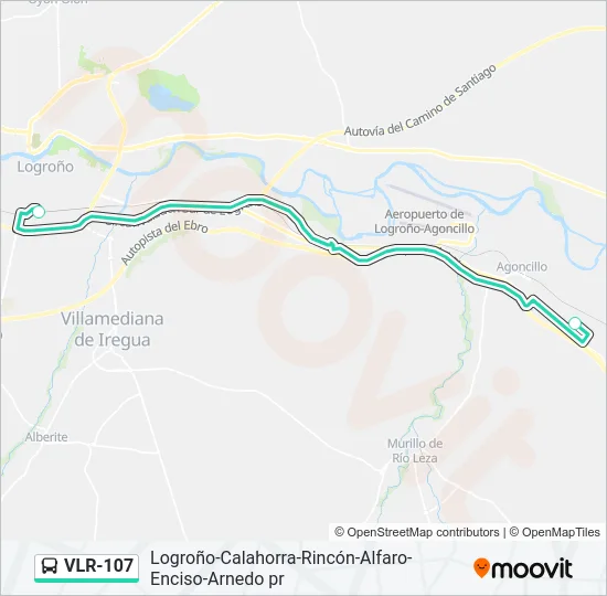 VLR-107 Bus Line Map