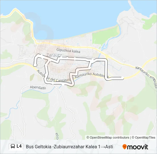 L4 Bus Line Map