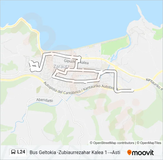L24 Bus Line Map