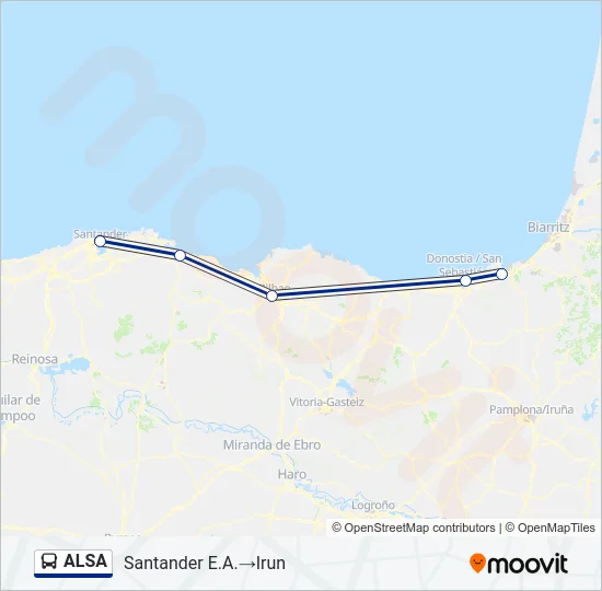 ALSA bus Mapa de línia