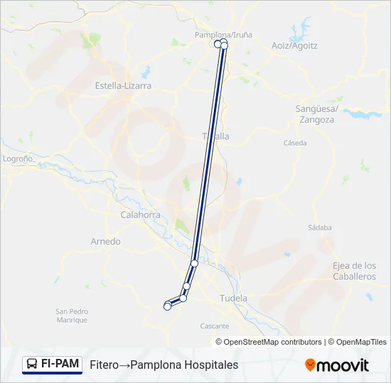 FI-PAM Bus Line Map